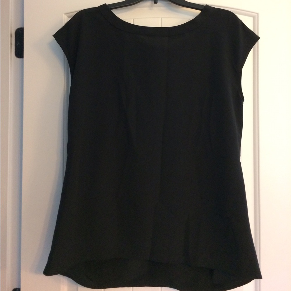 Simply Vera Vera Wang Blouse Women's Medium Black NWT